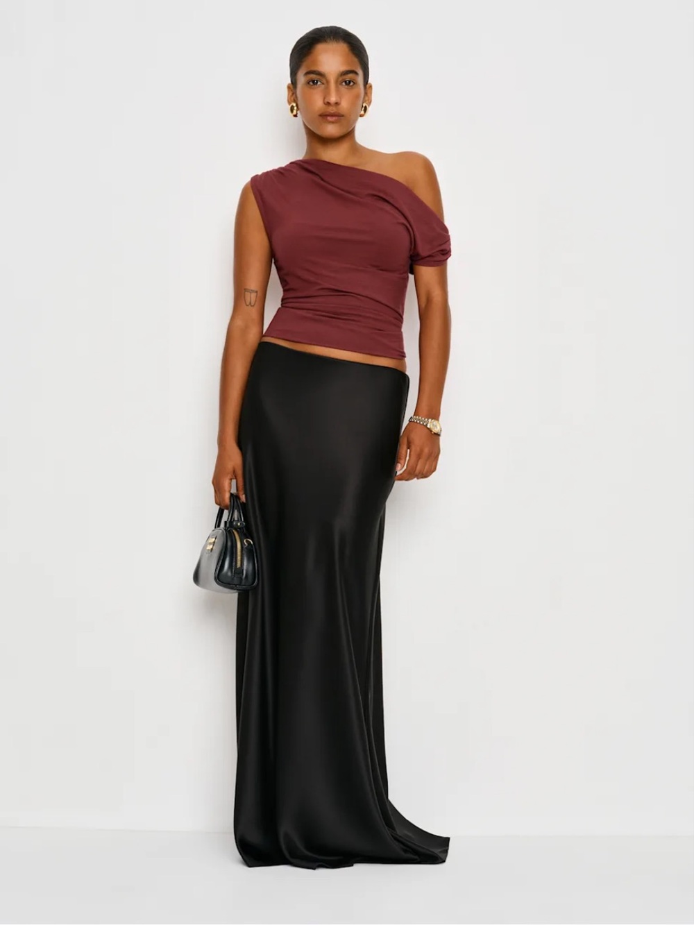 Reformation Belle Knit Top Chianti NWOT